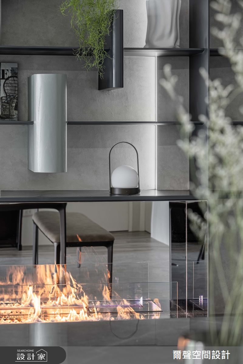 44坪新成屋(5年以下)＿現代風餐廳案例圖片＿爾聲空間設計＿爾聲_浮光漾影之17