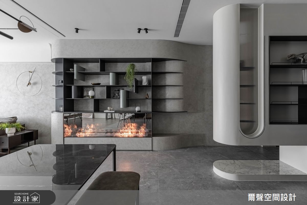 44坪新成屋(5年以下)＿現代風餐廳案例圖片＿爾聲空間設計＿爾聲_浮光漾影之19