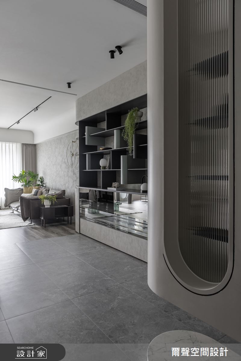 44坪新成屋(5年以下)＿現代風客廳案例圖片＿爾聲空間設計＿爾聲_浮光漾影之21