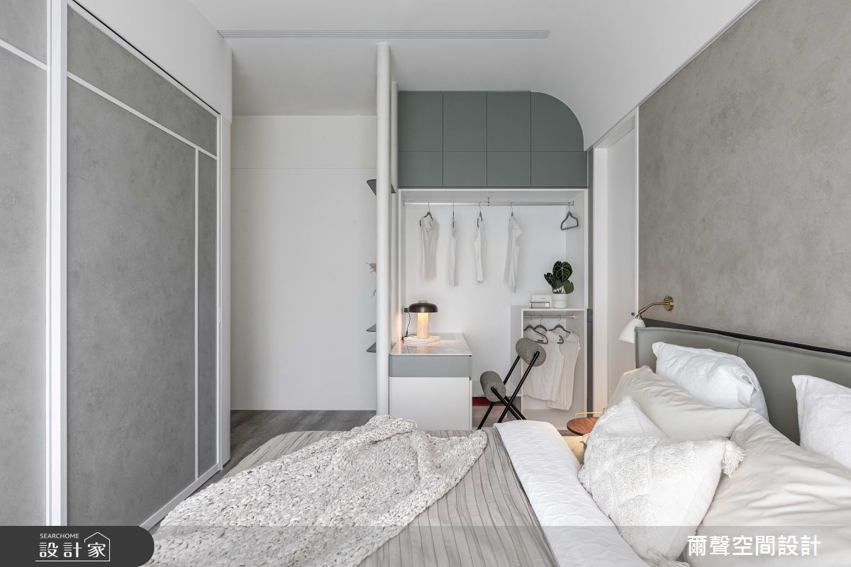 44坪新成屋(5年以下)＿現代風臥室案例圖片＿爾聲空間設計＿爾聲_浮光漾影之25