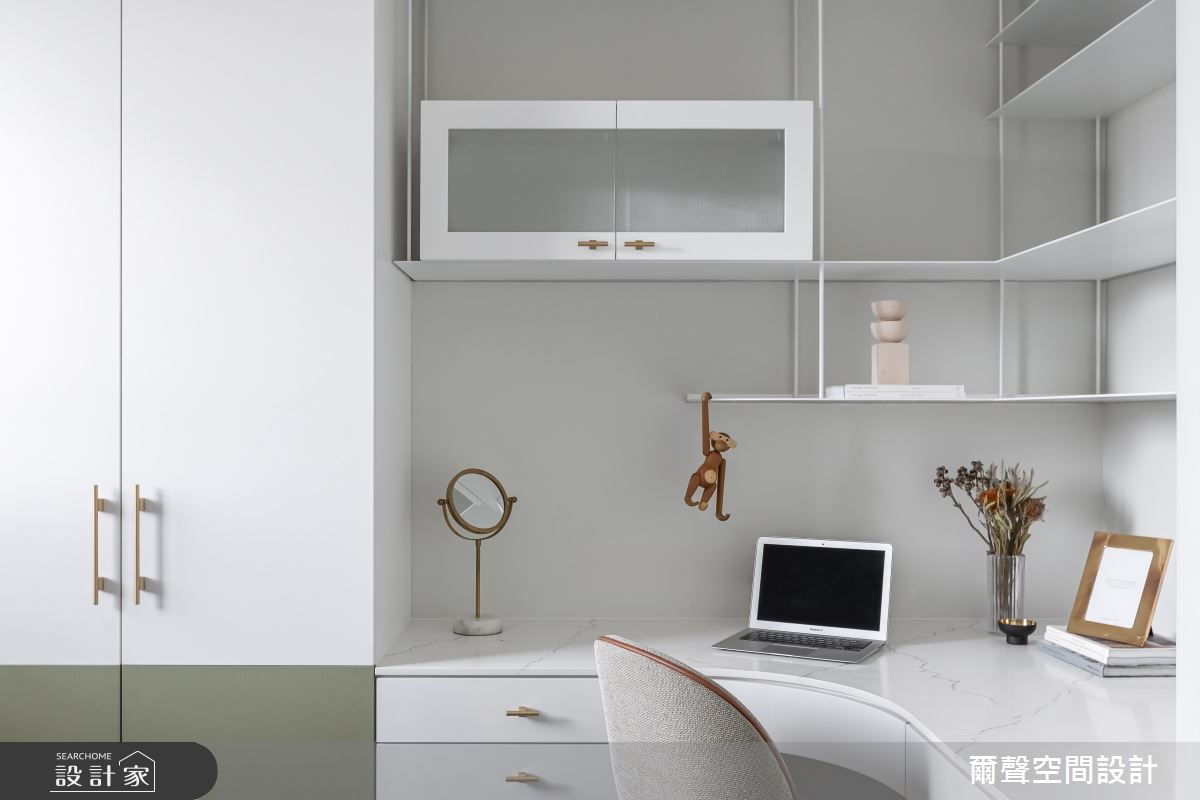 新成屋(5年以下)＿現代法式風臥室案例圖片＿爾聲空間設計＿爾聲_剛剛好之25