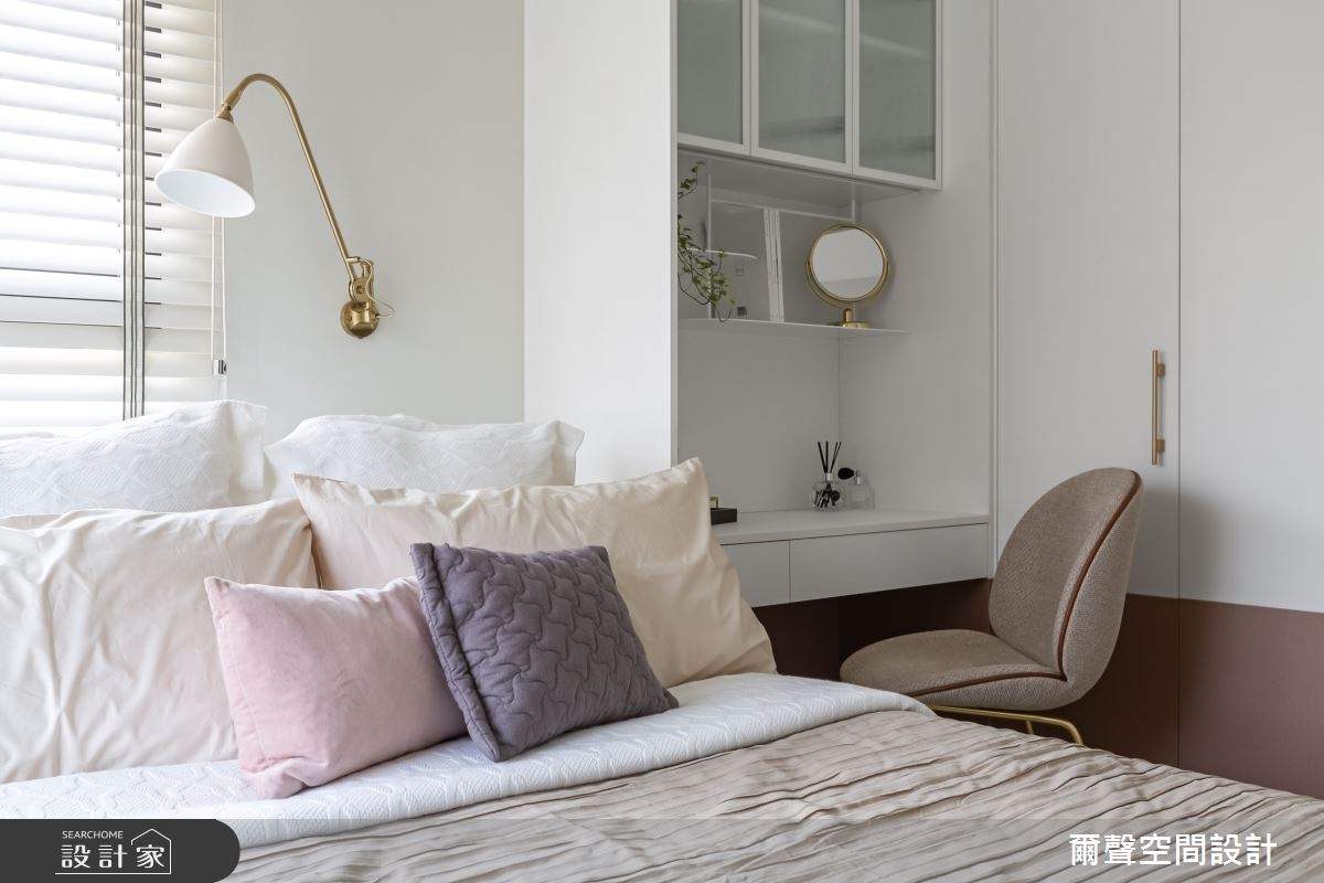 新成屋(5年以下)＿現代法式風臥室案例圖片＿爾聲空間設計＿爾聲_剛剛好之28