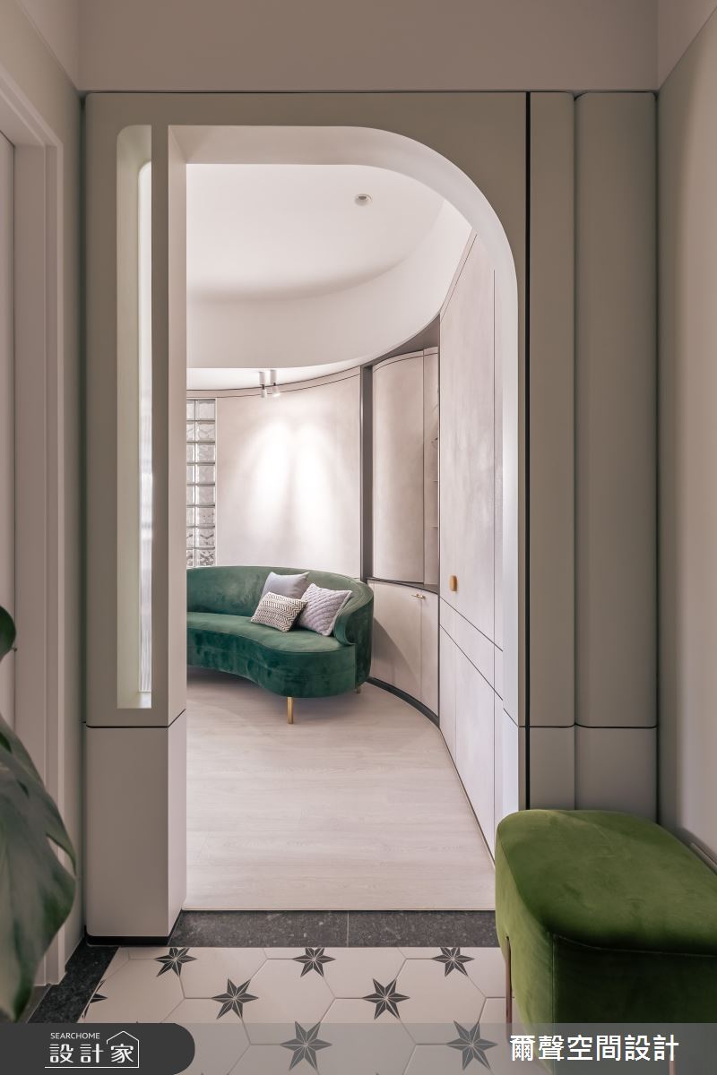 新成屋(5年以下)＿現代法式風玄關客廳案例圖片＿爾聲空間設計＿爾聲_剛剛好之1