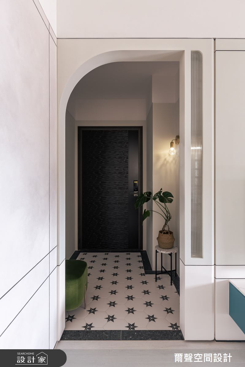 新成屋(5年以下)＿現代法式風玄關案例圖片＿爾聲空間設計＿爾聲_剛剛好之6
