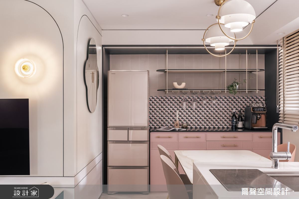 新成屋(5年以下)＿現代法式風餐廳廚房中島案例圖片＿爾聲空間設計＿爾聲_剛剛好之9