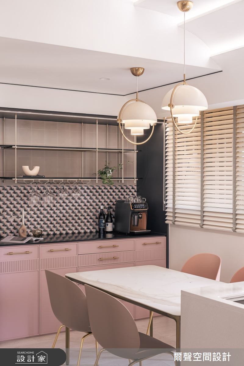 新成屋(5年以下)＿現代法式風餐廳廚房中島案例圖片＿爾聲空間設計＿爾聲_剛剛好之10