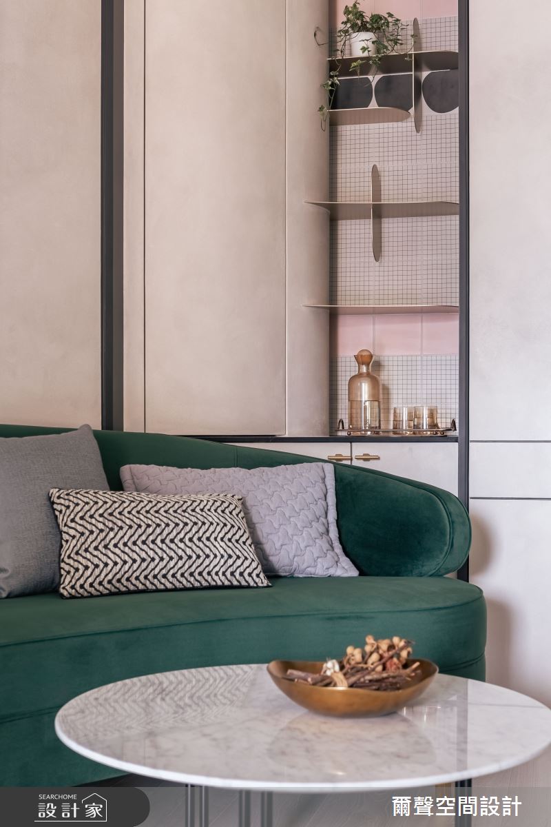 新成屋(5年以下)＿現代法式風客廳案例圖片＿爾聲空間設計＿爾聲_剛剛好之20