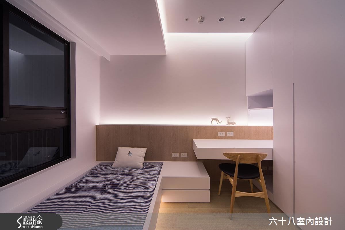 45坪新成屋(5年以下)＿混搭風臥室臥榻案例圖片＿六十八室內設計有限公司＿六十八_01之17
