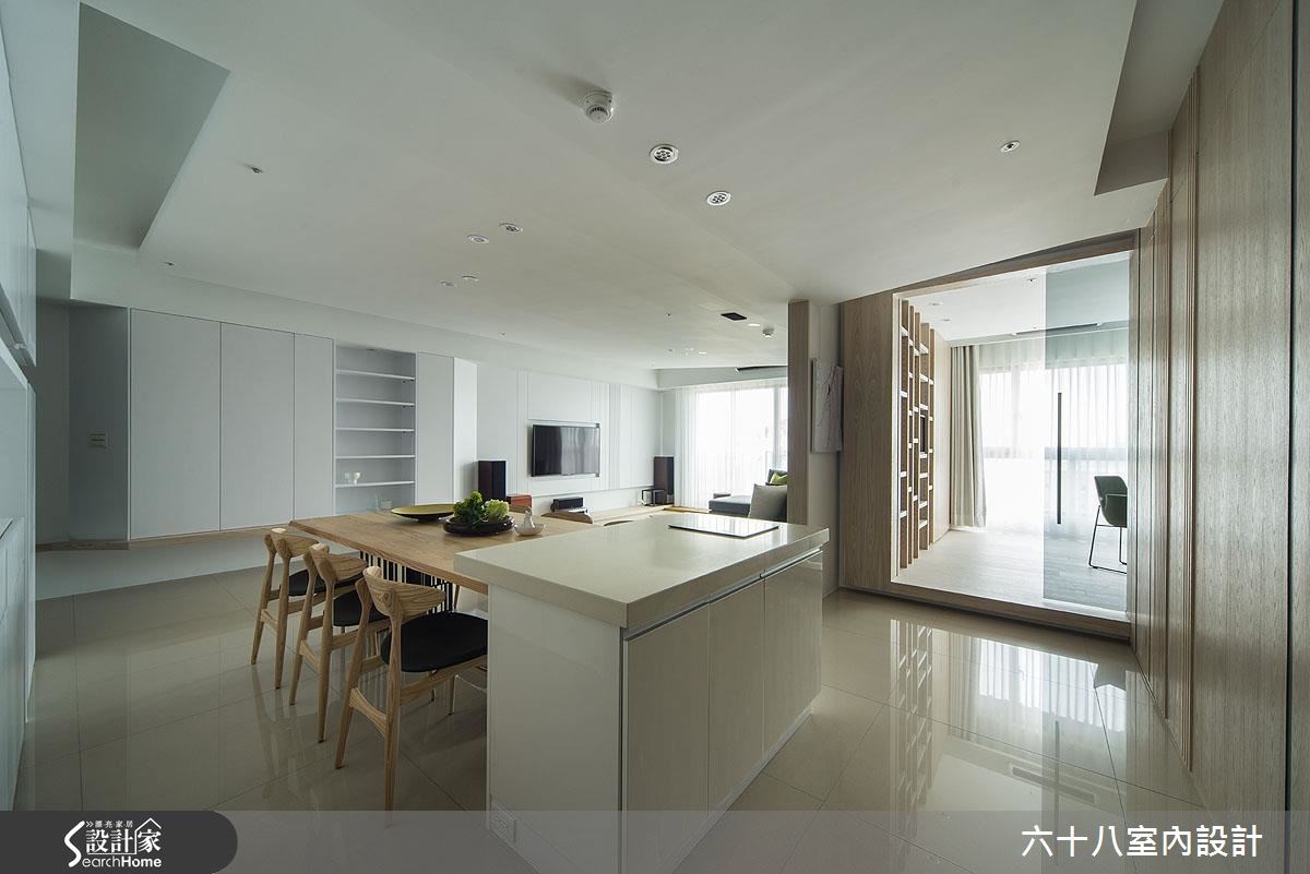 48坪新成屋(5年以下)＿混搭風餐廳吧檯案例圖片＿六十八室內設計有限公司＿六十八_02之3