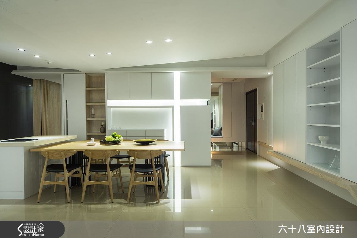48坪新成屋(5年以下)＿混搭風餐廳吧檯案例圖片＿六十八室內設計有限公司＿六十八_02之6