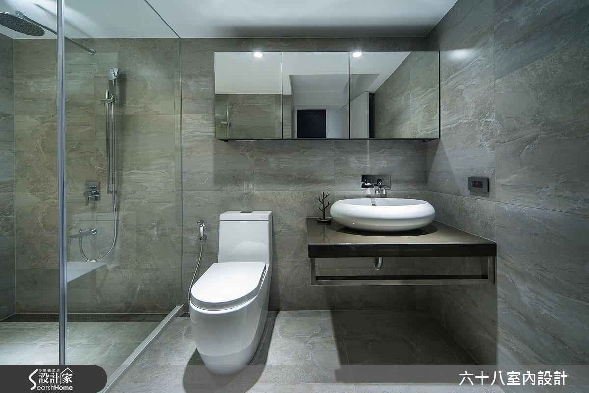 15坪中古屋(5~15年)＿混搭風浴室案例圖片＿六十八室內設計有限公司＿六十八_03之18