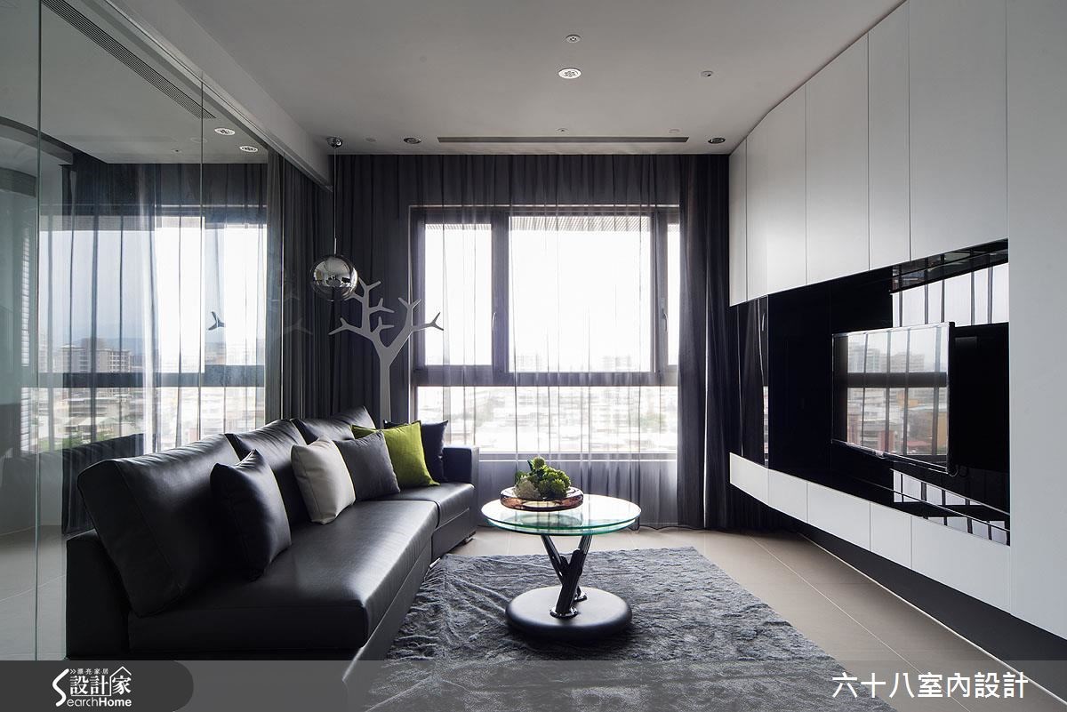 15坪預售屋＿混搭風客廳案例圖片＿六十八室內設計有限公司＿六十八_06之6