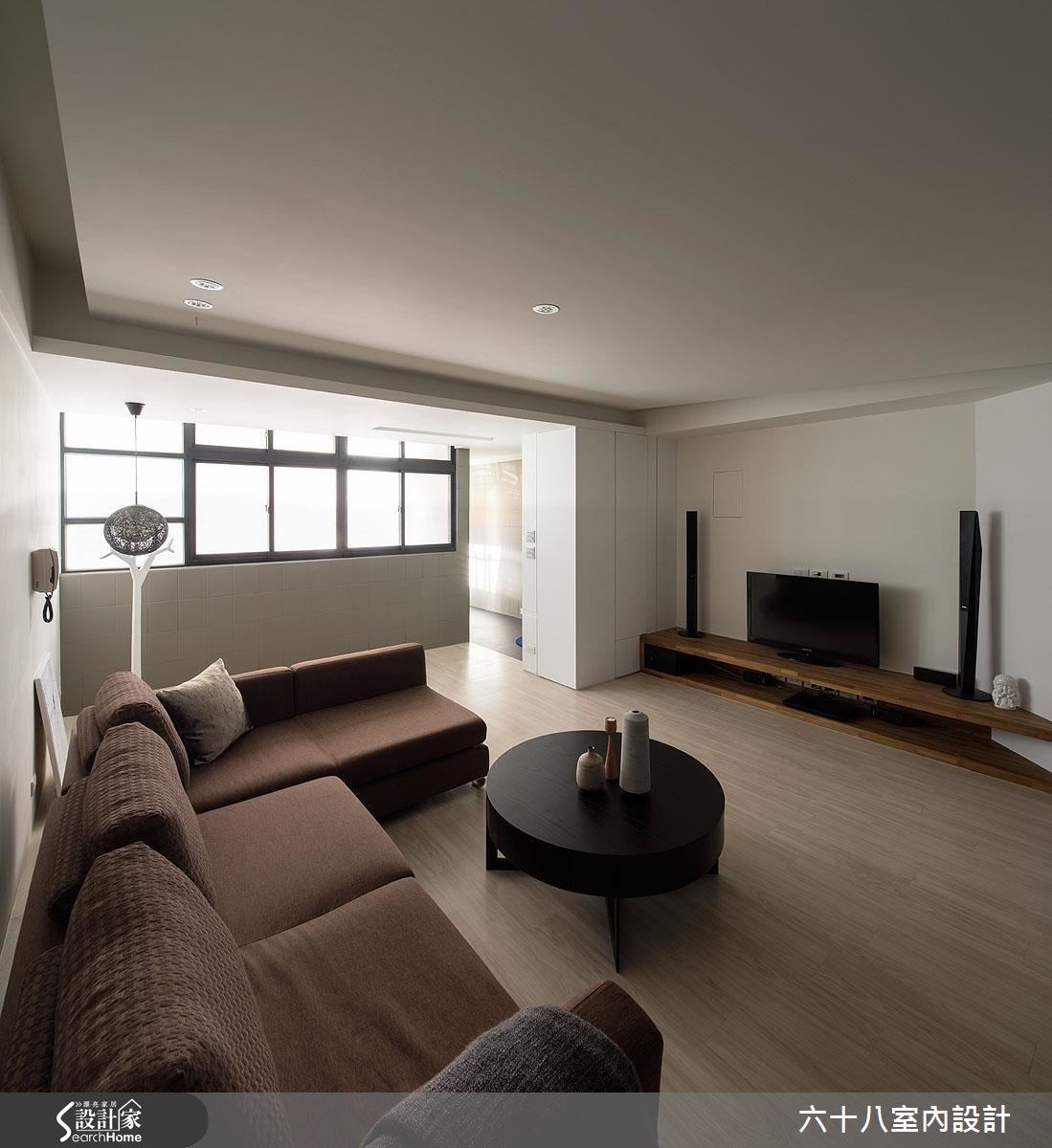 32坪中古屋(5~15年)＿混搭風客廳案例圖片＿六十八室內設計有限公司＿六十八_08之2