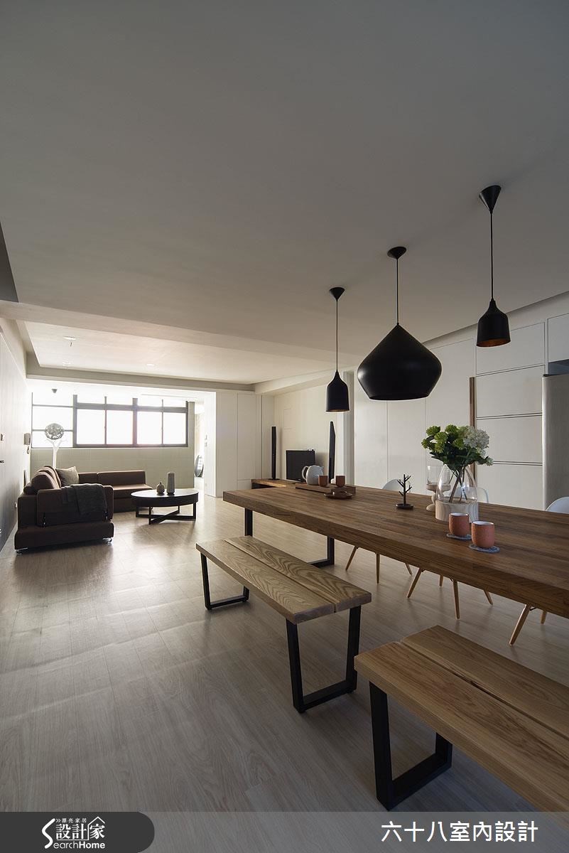 32坪中古屋(5~15年)＿混搭風客廳餐廳案例圖片＿六十八室內設計有限公司＿六十八_08之4