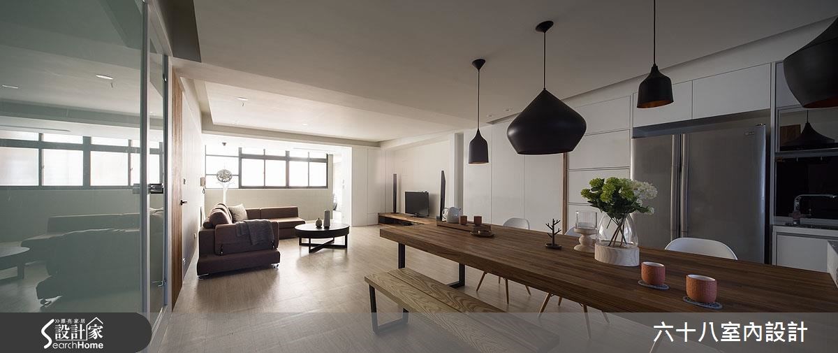 32坪中古屋(5~15年)＿混搭風客廳餐廳案例圖片＿六十八室內設計有限公司＿六十八_08之7