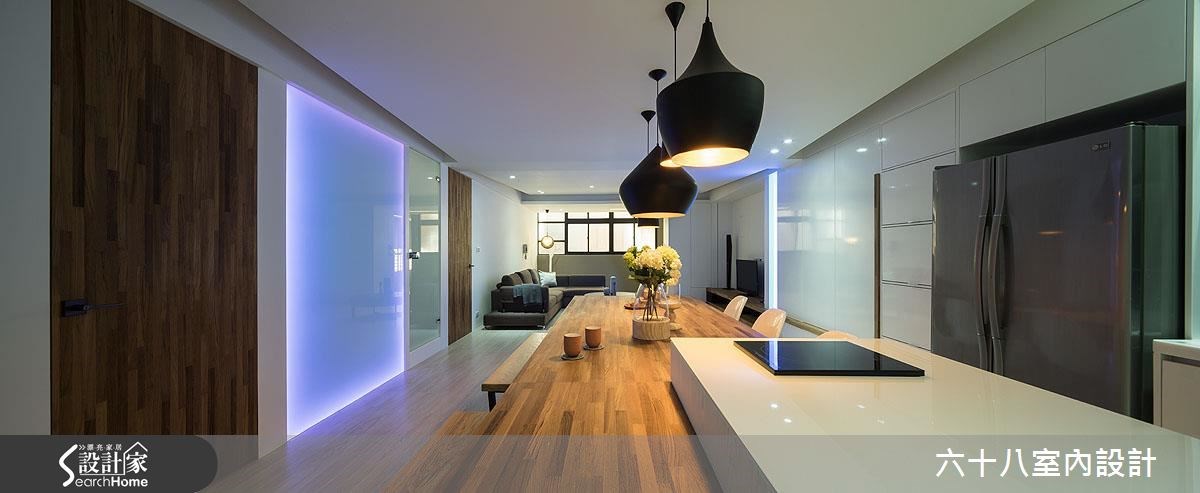 32坪中古屋(5~15年)＿混搭風餐廳廚房吧檯案例圖片＿六十八室內設計有限公司＿六十八_08之16