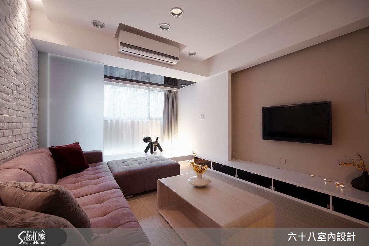 26坪新成屋(5年以下)＿混搭風客廳案例圖片＿六十八室內設計有限公司＿六十八_09之4
