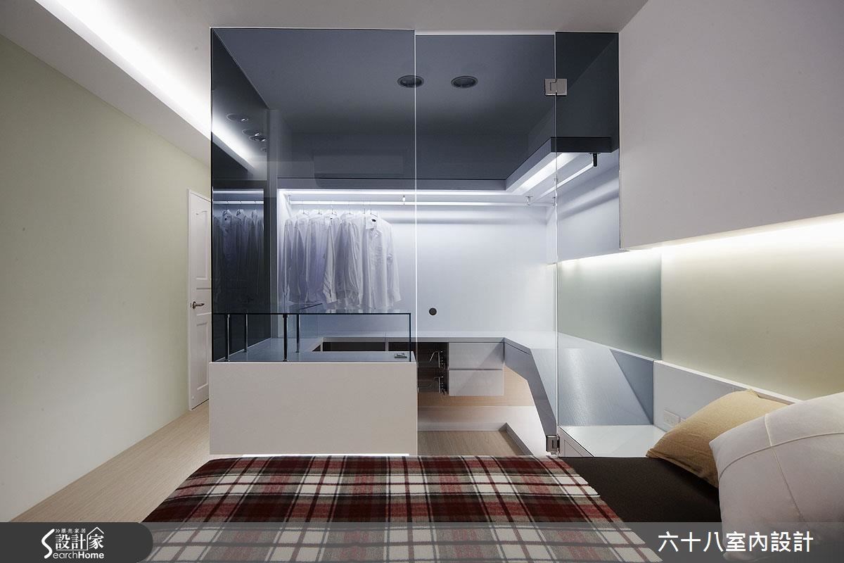 26坪新成屋(5年以下)＿混搭風臥室更衣間案例圖片＿六十八室內設計有限公司＿六十八_09之15