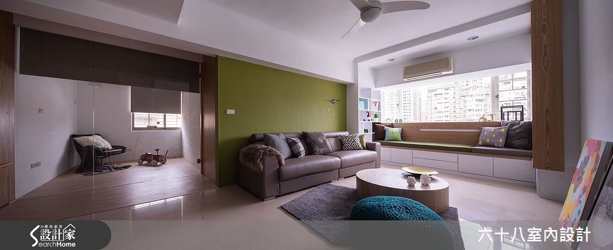 30坪中古屋(5~15年)＿混搭風客廳臥榻案例圖片＿六十八室內設計有限公司＿六十八_10之9