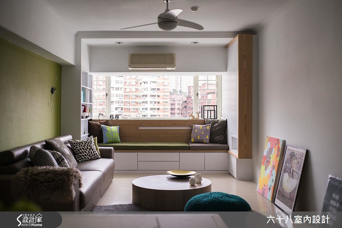 30坪中古屋(5~15年)＿混搭風客廳臥榻案例圖片＿六十八室內設計有限公司＿六十八_10之10