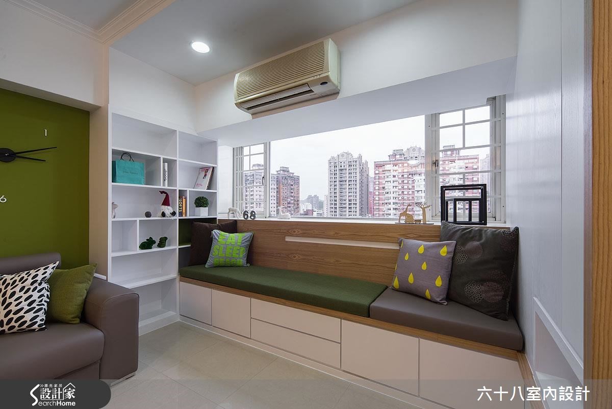 30坪中古屋(5~15年)＿混搭風客廳臥榻案例圖片＿六十八室內設計有限公司＿六十八_10之18