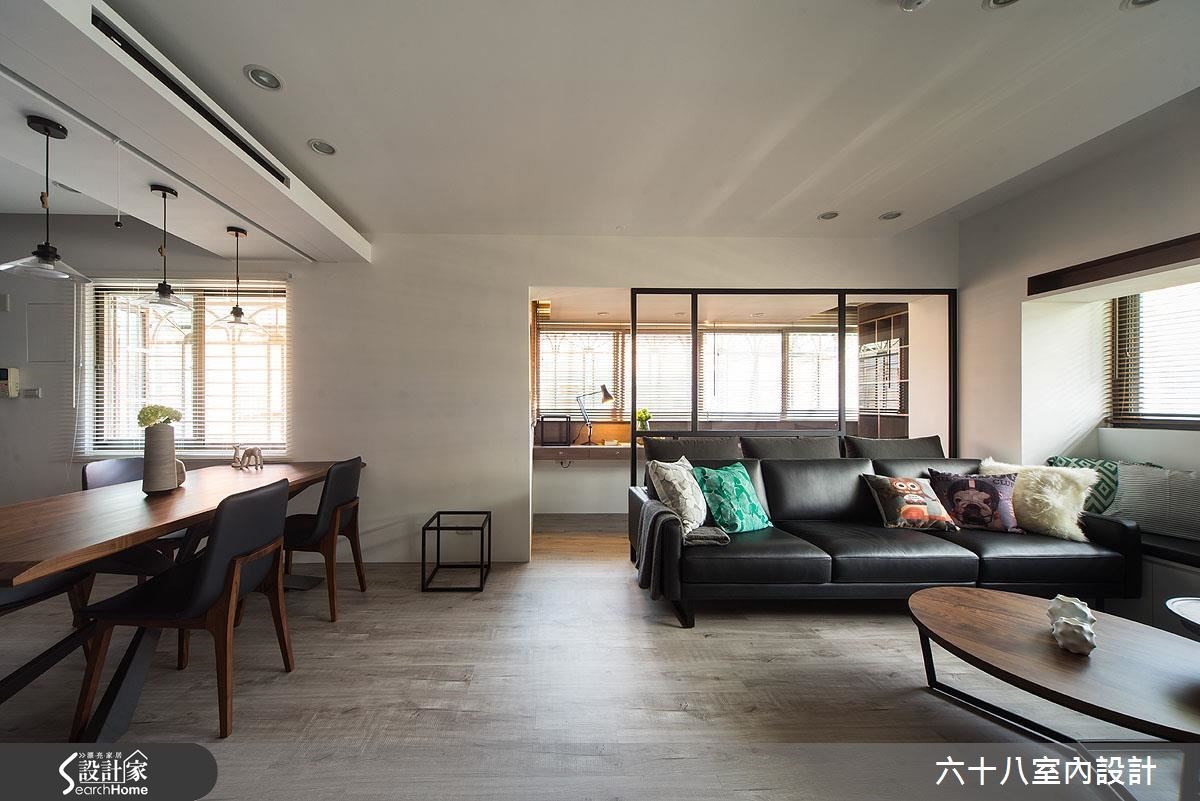 29坪中古屋(5~15年)＿工業風客廳餐廳案例圖片＿六十八室內設計有限公司＿六十八_11之3