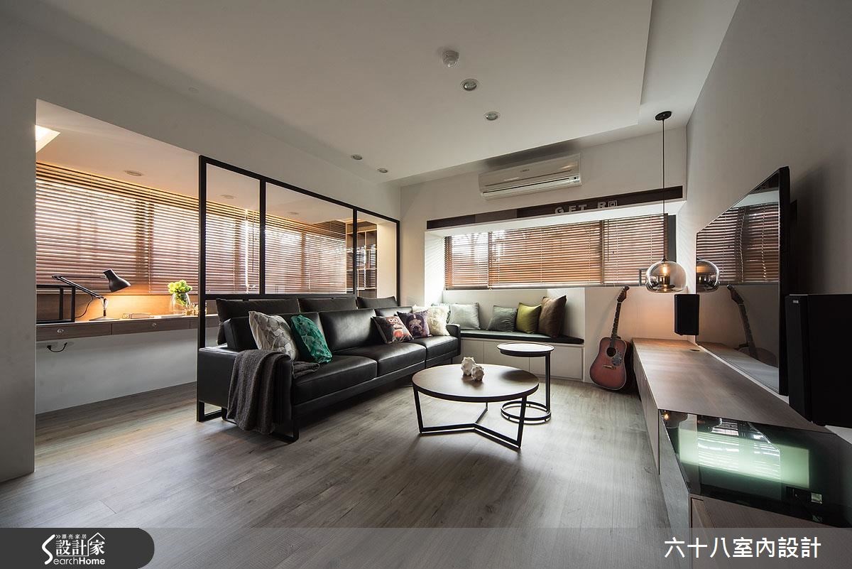 29坪中古屋(5~15年)＿工業風客廳案例圖片＿六十八室內設計有限公司＿六十八_11之6