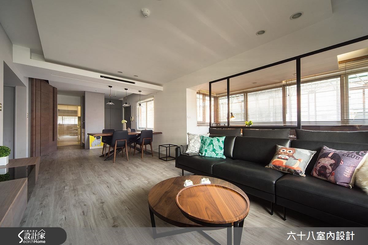 29坪中古屋(5~15年)＿工業風客廳餐廳案例圖片＿六十八室內設計有限公司＿六十八_11之9