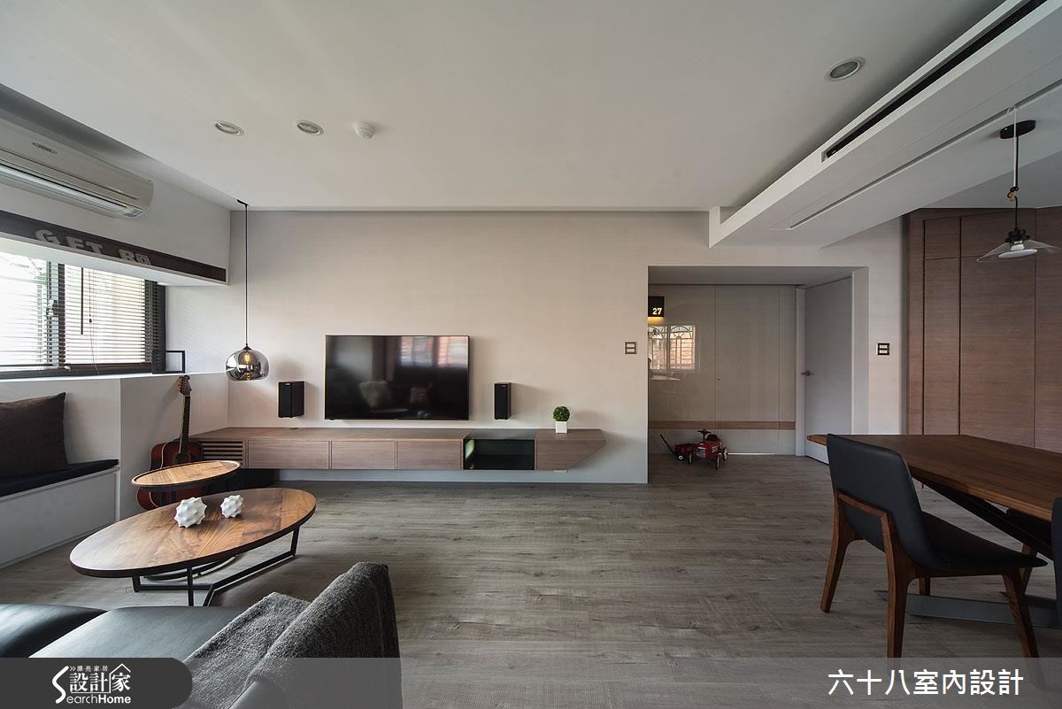 29坪中古屋(5~15年)＿工業風客廳案例圖片＿六十八室內設計有限公司＿六十八_11之10