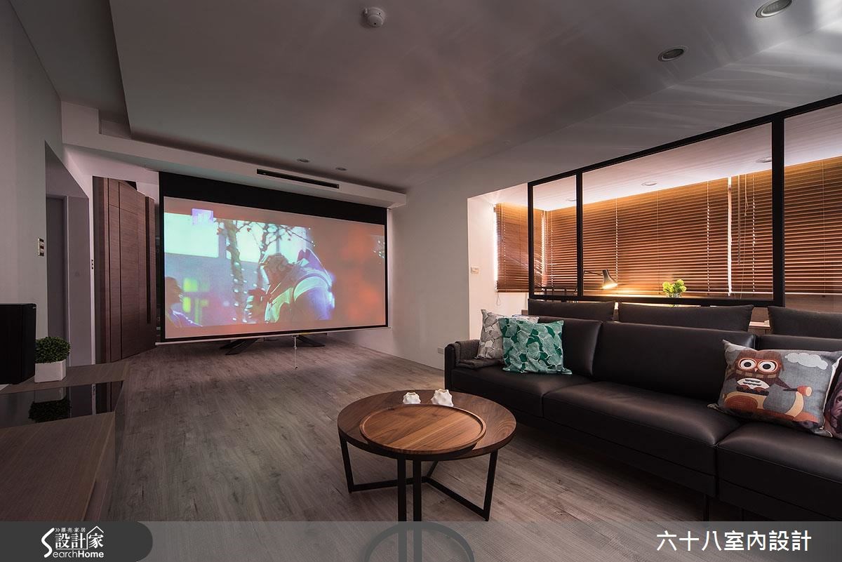 29坪中古屋(5~15年)＿工業風客廳案例圖片＿六十八室內設計有限公司＿六十八_11之13