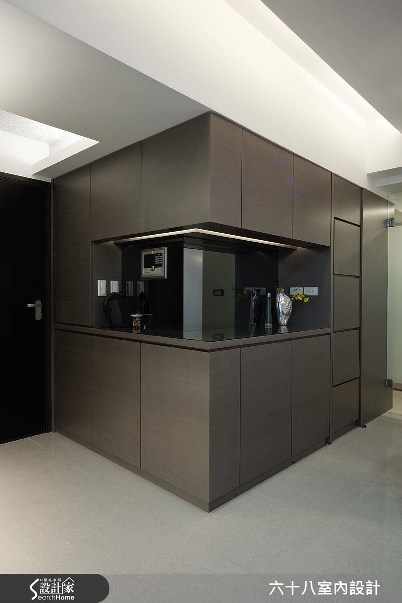 26坪新成屋(5年以下)＿混搭風玄關案例圖片＿六十八室內設計有限公司＿六十八_12之1