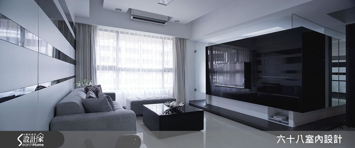 26坪新成屋(5年以下)＿混搭風客廳案例圖片＿六十八室內設計有限公司＿六十八_12之4