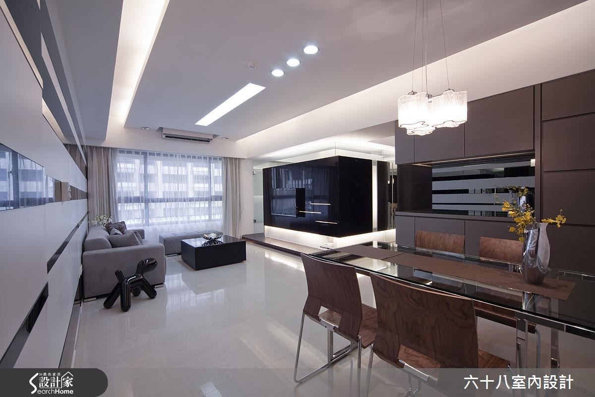 26坪新成屋(5年以下)＿混搭風客廳餐廳案例圖片＿六十八室內設計有限公司＿六十八_12之9