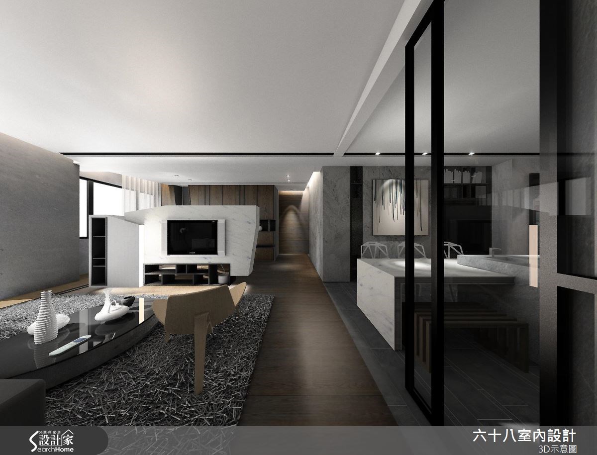 42坪新成屋(5年以下)＿混搭風案例圖片＿六十八室內設計有限公司＿六十八_14之2