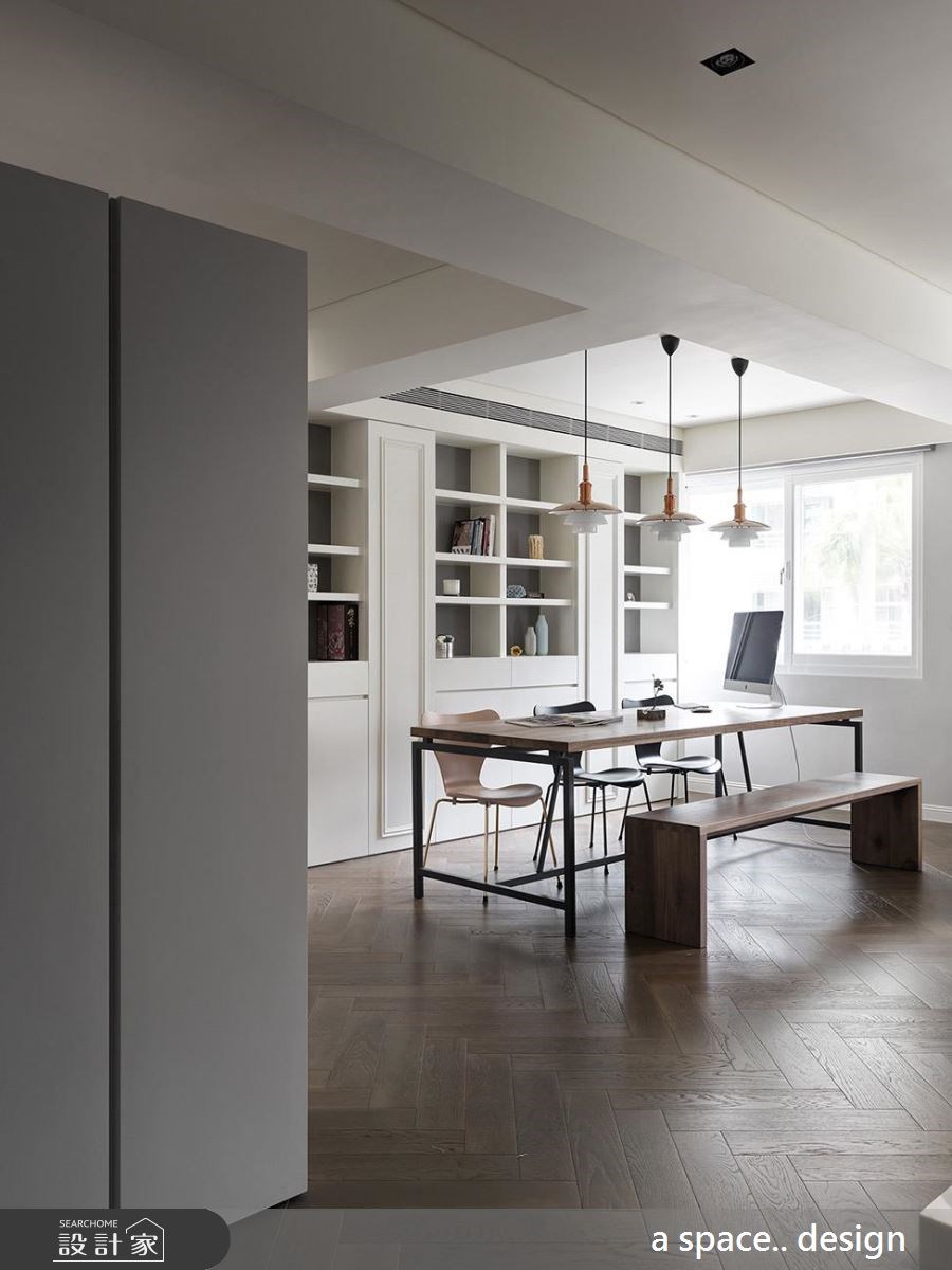 50坪中古屋(5~15年)＿現代風工作區案例圖片＿a space..design/一個空間設計＿a space.._18之2