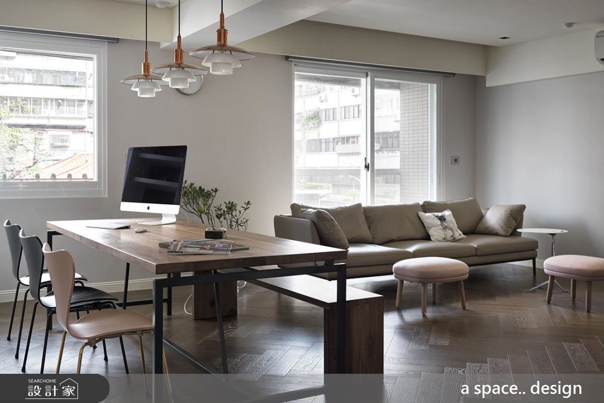 50坪中古屋(5~15年)＿現代風客廳工作區案例圖片＿a space..design/一個空間設計＿a space.._18之7