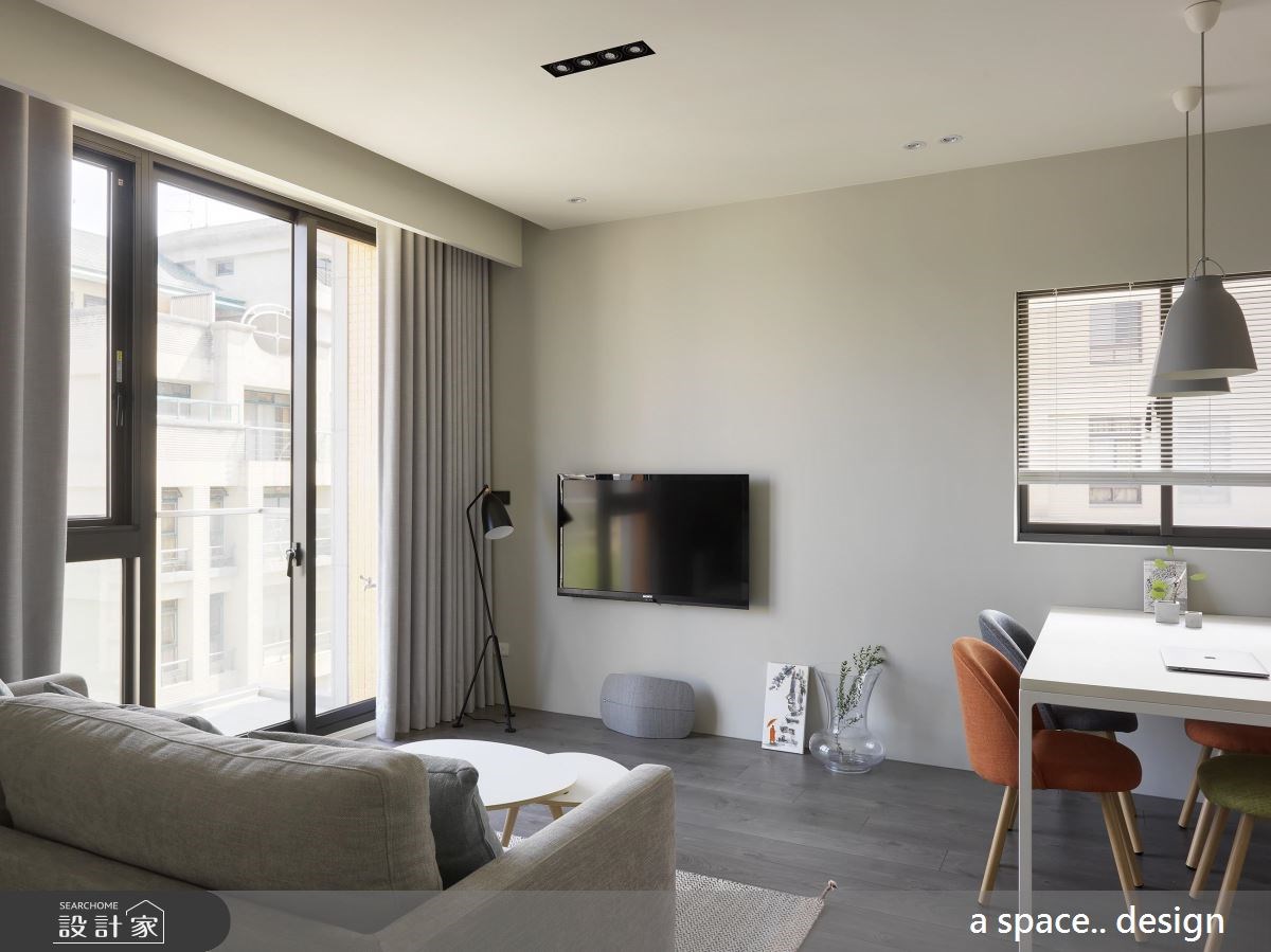 25坪新成屋(5年以下)＿北歐風客廳案例圖片＿a space..design/一個空間設計＿a space.._20之2
