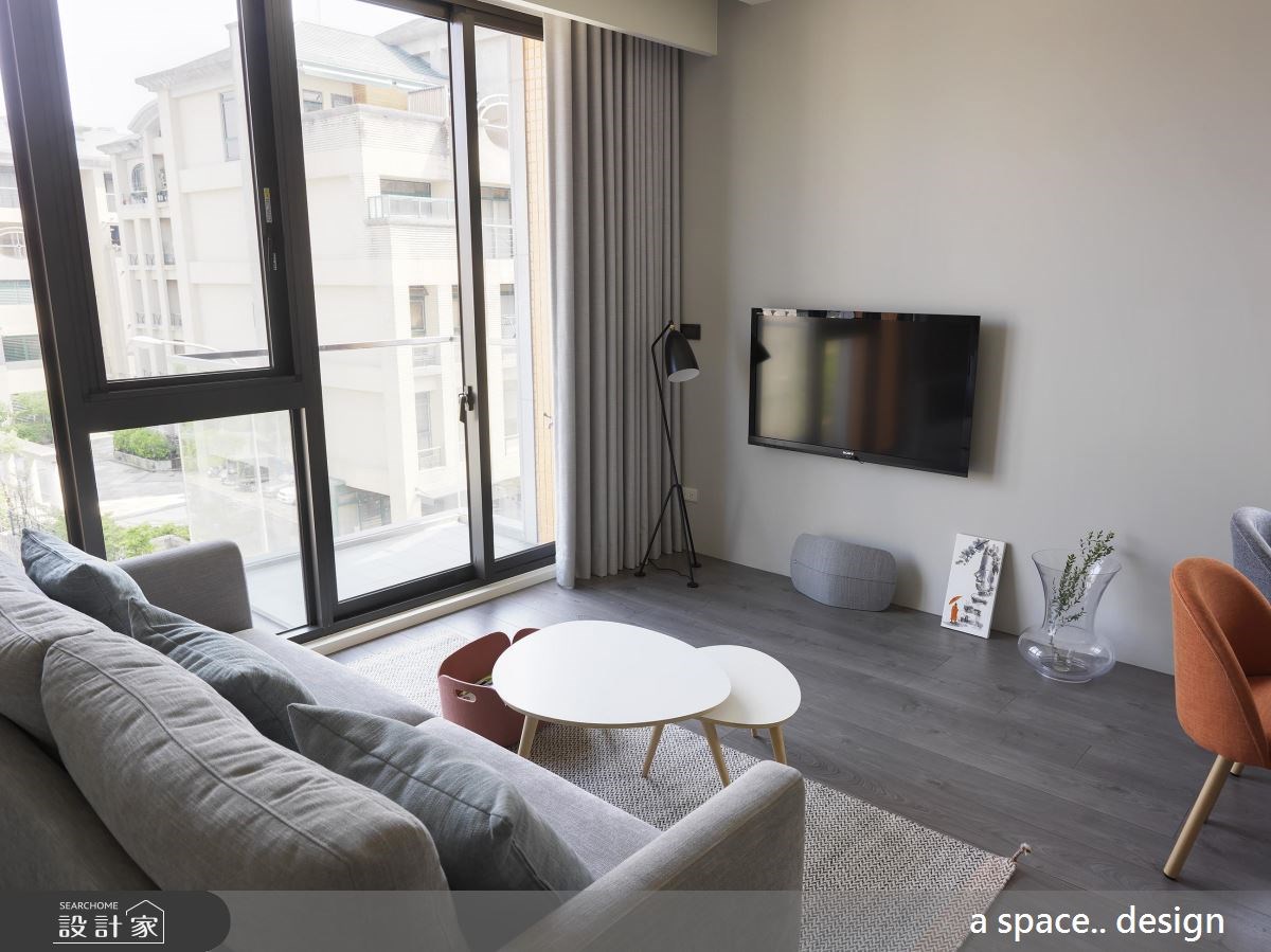25坪新成屋(5年以下)＿北歐風客廳案例圖片＿a space..design/一個空間設計＿a space.._20之10
