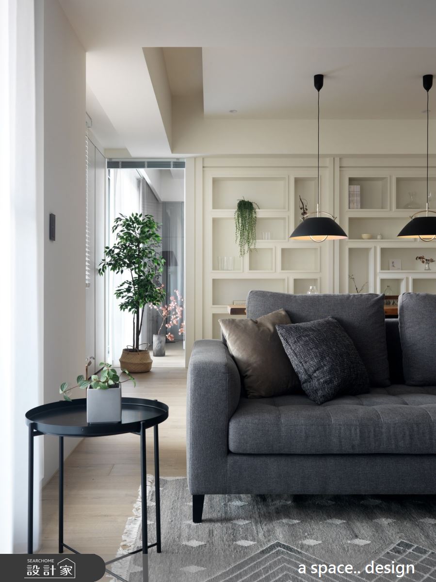 45坪新成屋(5年以下)＿現代風客廳案例圖片＿a space..design/一個空間設計＿a space.._24之2