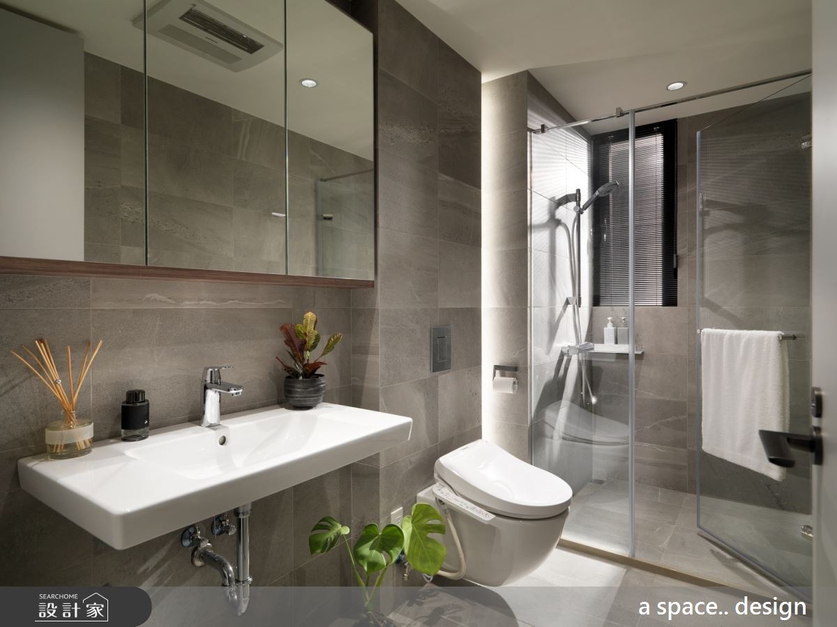 45坪新成屋(5年以下)＿現代風浴室案例圖片＿a space..design/一個空間設計＿a space.._24之21