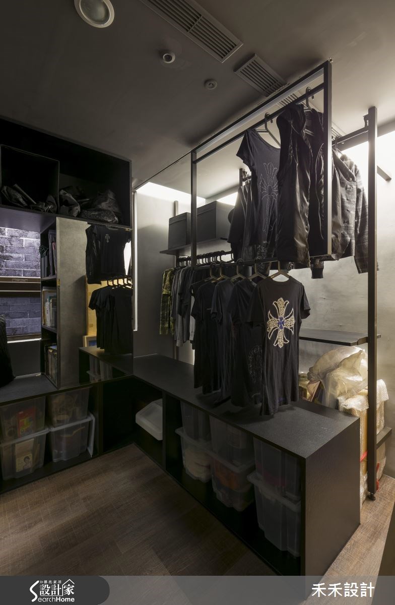 20坪新成屋(5年以下)＿現代風更衣間案例圖片＿禾禾設計＿禾禾_11之8