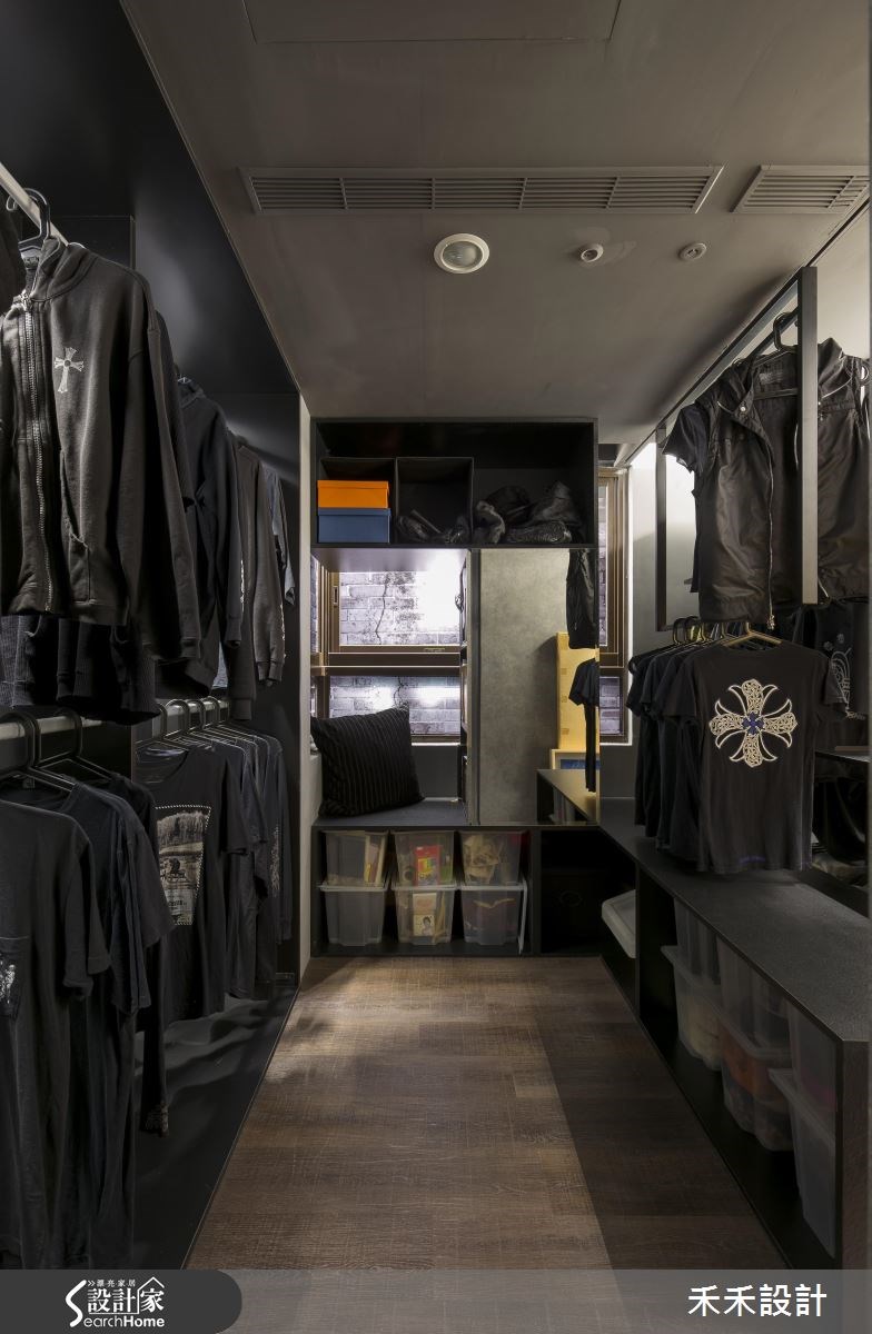 20坪新成屋(5年以下)＿現代風更衣間案例圖片＿禾禾設計＿禾禾_11之10