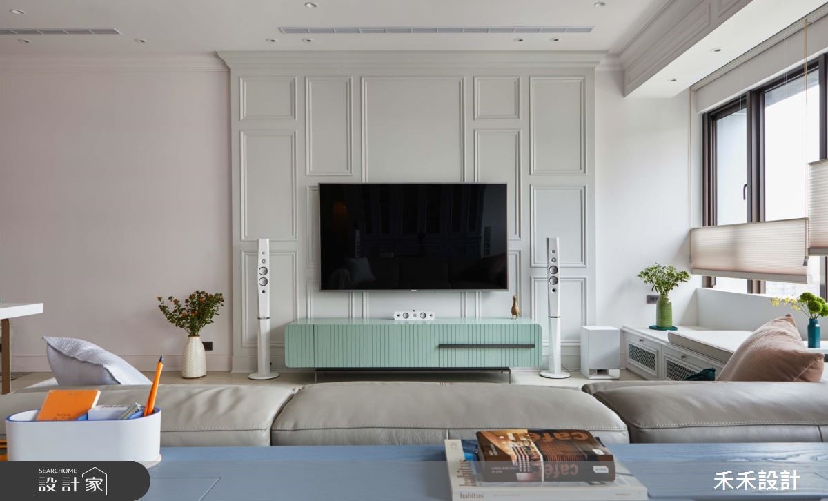 29坪新成屋(5年以下)＿新古典客廳臥榻案例圖片＿禾禾設計＿禾禾_16之6