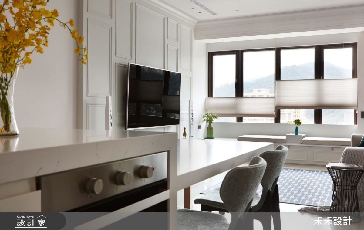 29坪新成屋(5年以下)＿新古典客廳餐廳臥榻案例圖片＿禾禾設計＿禾禾_16之4