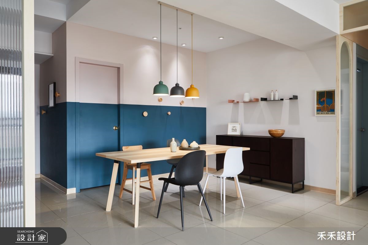 40坪新成屋(5年以下)＿北歐風餐廳案例圖片＿禾禾設計＿禾禾_17之4