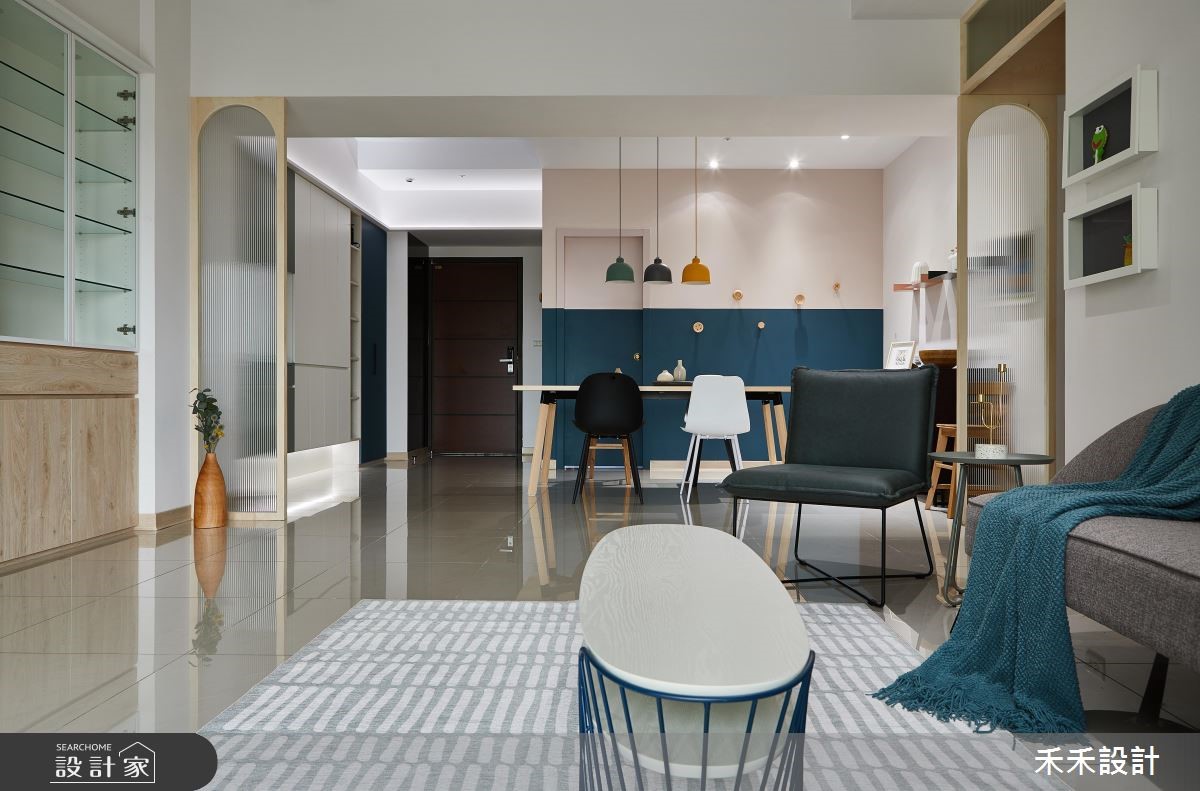 40坪新成屋(5年以下)＿北歐風客廳案例圖片＿禾禾設計＿禾禾_17之8