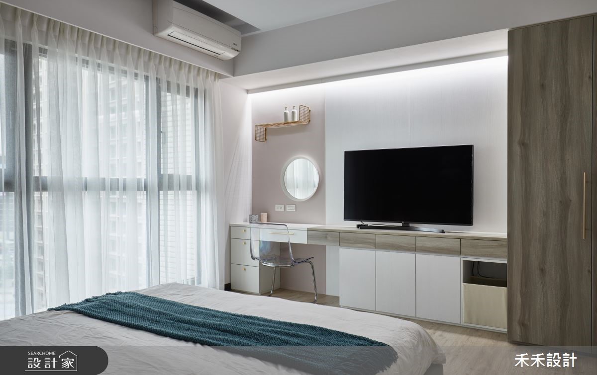 40坪新成屋(5年以下)＿北歐風臥室案例圖片＿禾禾設計＿禾禾_17之15