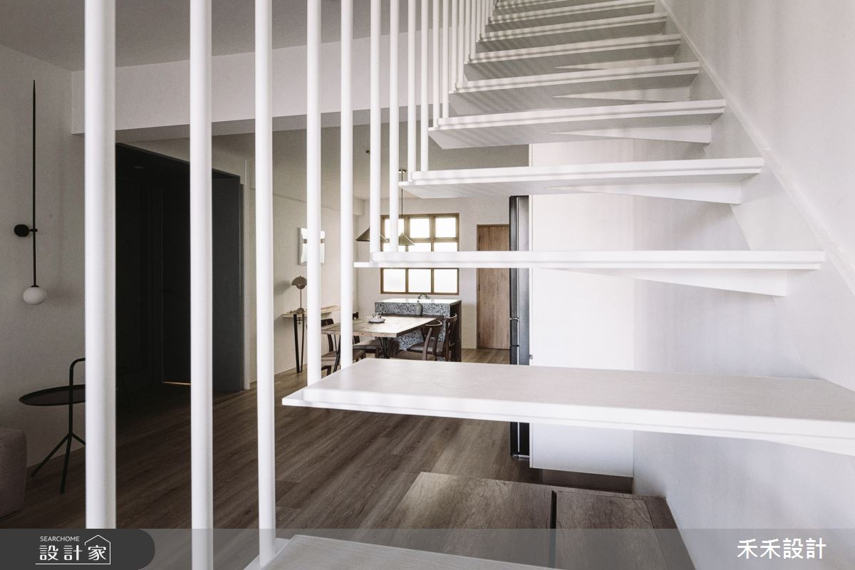 25坪老屋(41~50年)＿混搭風樓梯案例圖片＿禾禾設計＿禾禾_24之17