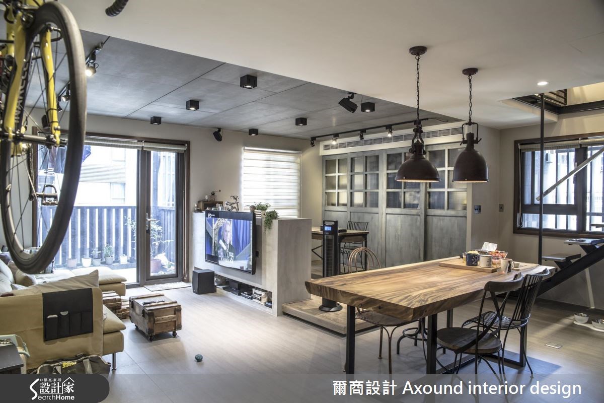 35坪新成屋(5年以下)＿工業風案例圖片＿爾商設計 Axound interior design＿爾商_01之2