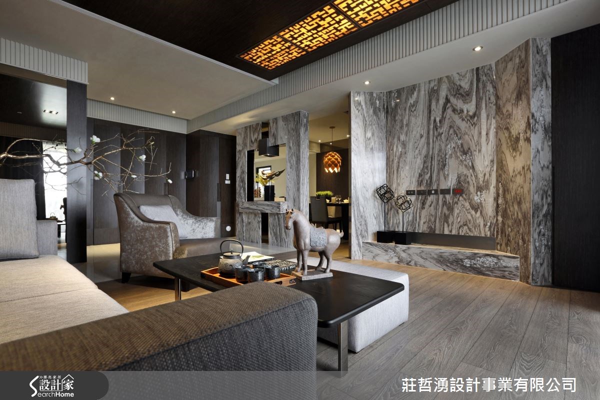 65坪新成屋(5年以下)＿新中式風案例圖片＿莊哲湧設計事業有限公司＿莊哲湧_03之1